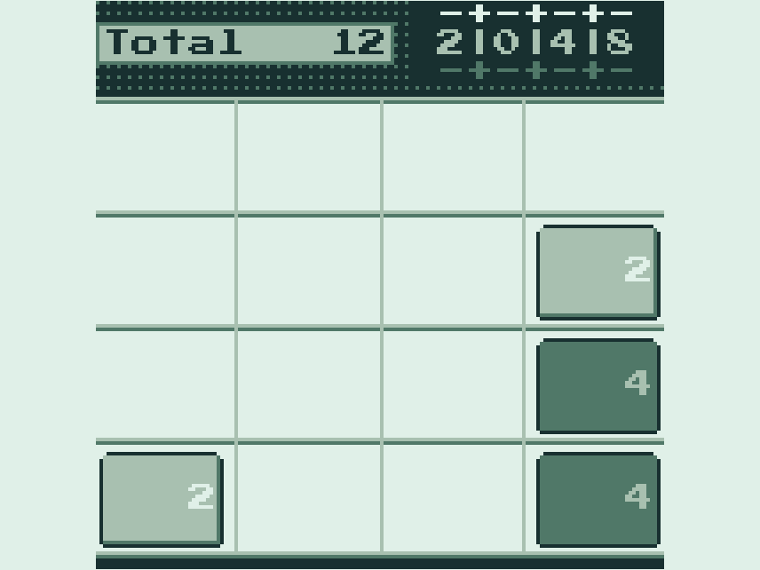 Screenshot of 2048