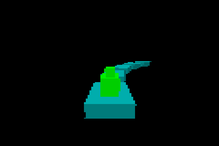 Screenshot of Blob Goes 3D