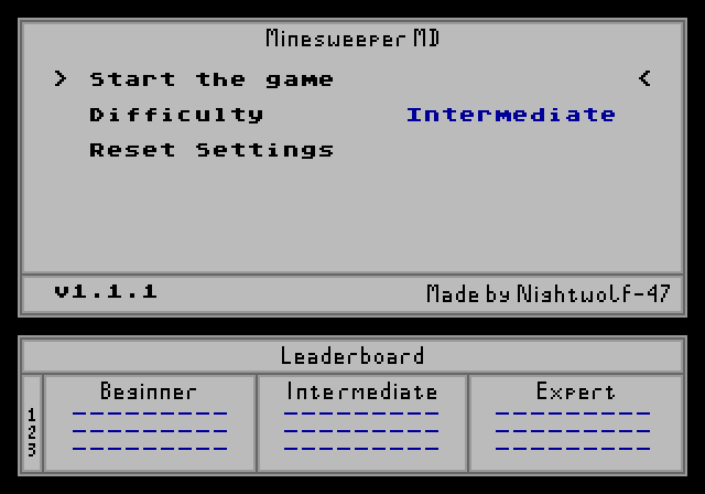 Screenshot of Minesweeper MD