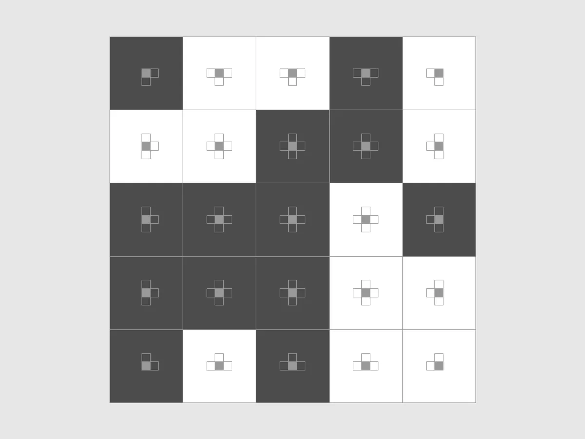 Screenshot of Flip (Simon Tatham's Puzzles)