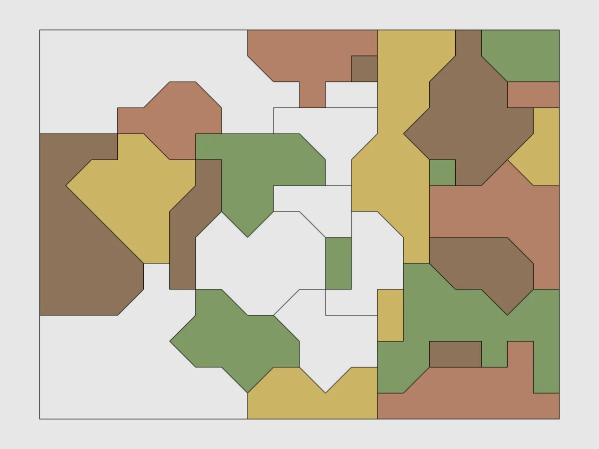 Screenshot of Map (Simon Tatham's Puzzles)