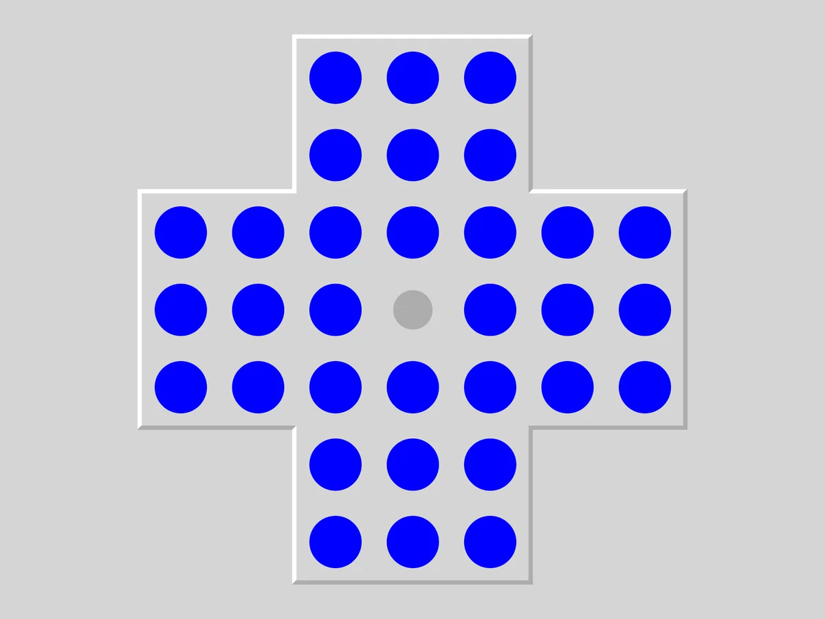 Screenshot of Pegs (Simon Tatham's Puzzles)
