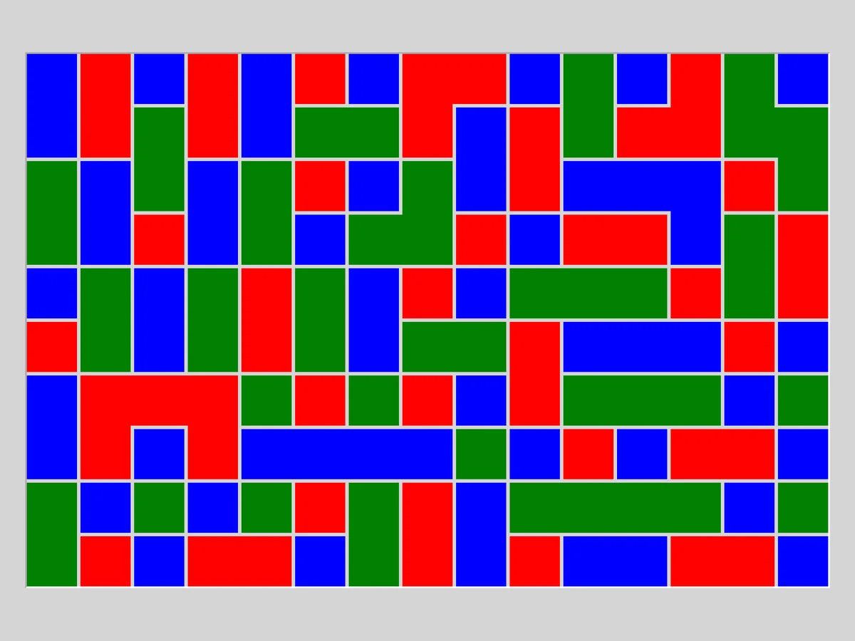 Screenshot of Same Game (Simon Tatham's Puzzles)