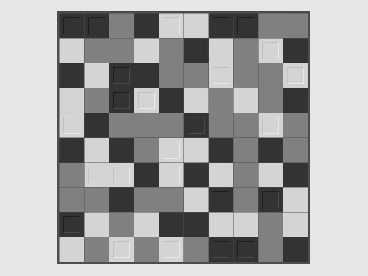 Screenshot of Unruly (Simon Tatham's Puzzles)