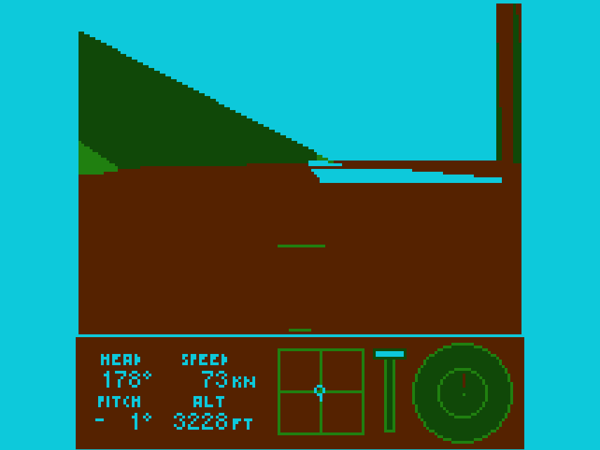 Screenshot of Tau Flight Simulator